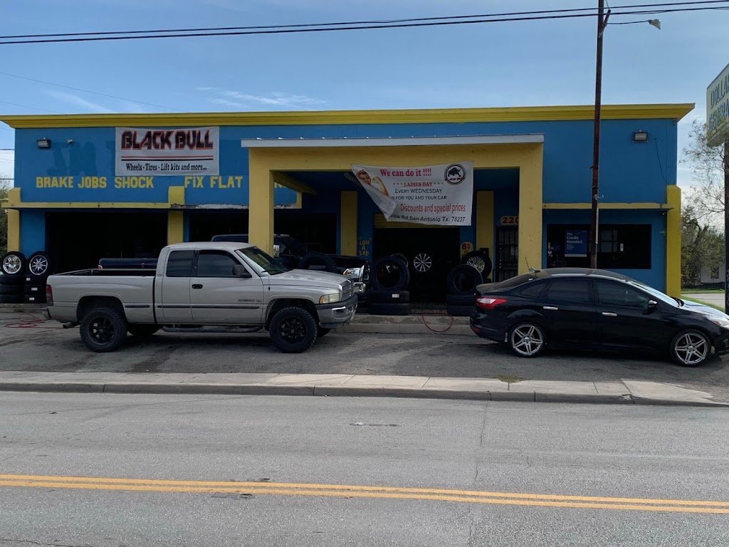 BLACK BULL WHEELS TIRE SHOP | 2208 Castroville Rd, San Antonio, TX 78237, USA | Phone: (210) 780-0679