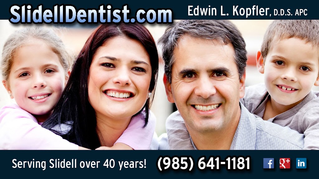 Edwin Kopfler DDS A P C | 1101 Robert Blvd, Slidell, LA 70458, USA | Phone: (985) 641-1181