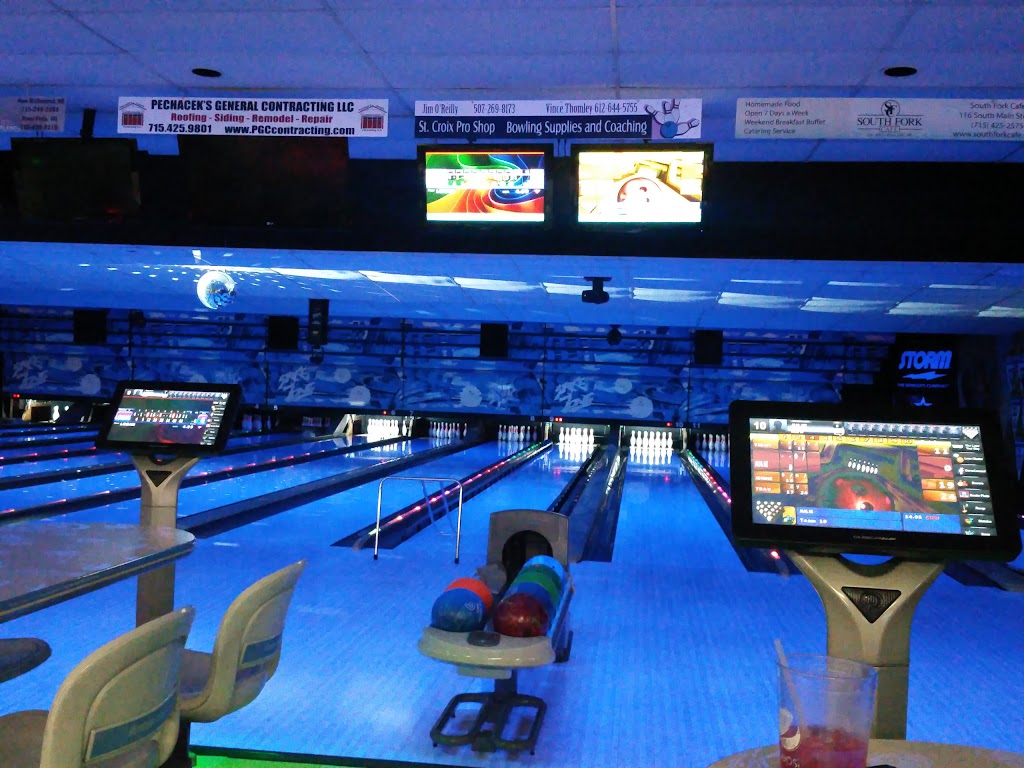 St Croix Lanes | 1153 St Croix St, River Falls, WI 54022, USA | Phone: (715) 425-2228