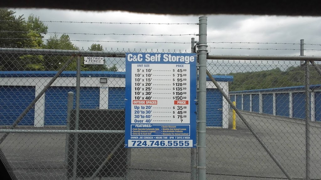 C & C Self Storage | 90 Cowden Rd, McDonald, PA 15057, USA | Phone: (724) 746-5555