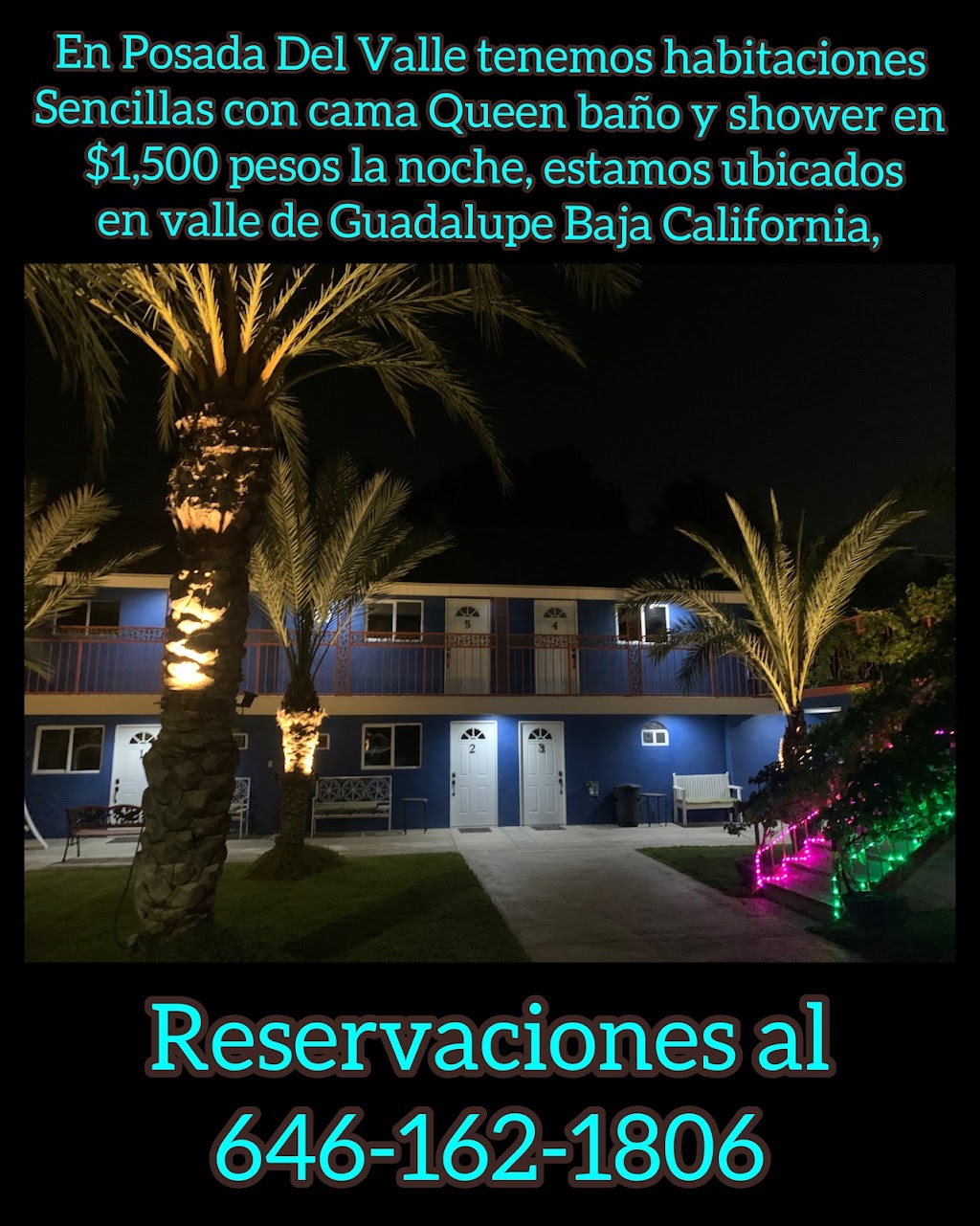 Hotel Posada Del Valle | Valle de Guadalupe, Francisco Zarco, 22750 Ensenada, B.C., Mexico | Phone: 646 162 1806