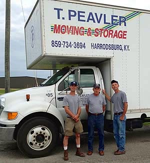 T Peavler Moving & Storage | 255 Morris Dr, Harrodsburg, KY 40330, USA | Phone: (859) 734-3694