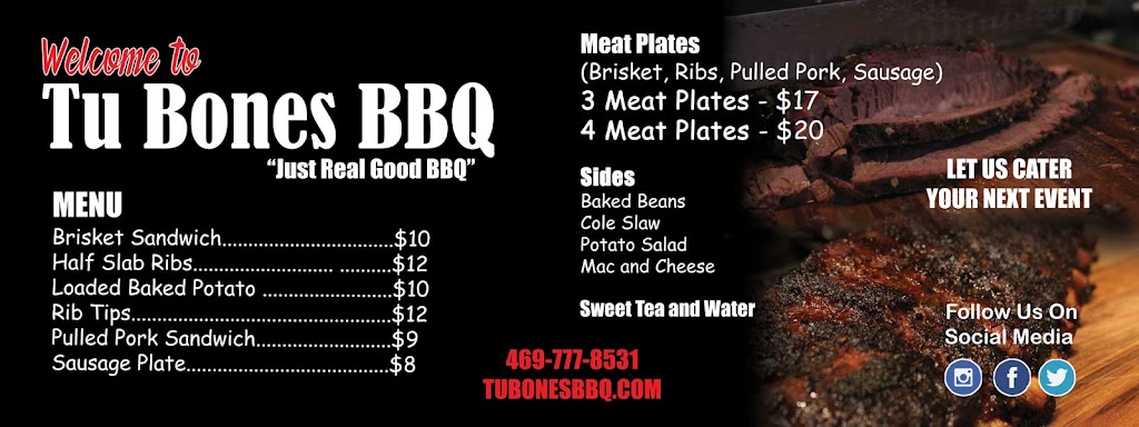 Tu Bones BBQ | 9215 John W. Elliott Dr, Frisco, TX 75034, USA | Phone: (469) 777-8531