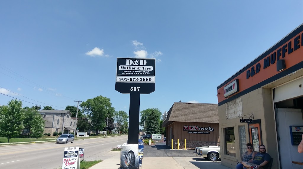 D&D Muffler and Tire | 507 W Sumner St, Hartford, WI 53027 | Phone: (262) 673-3660