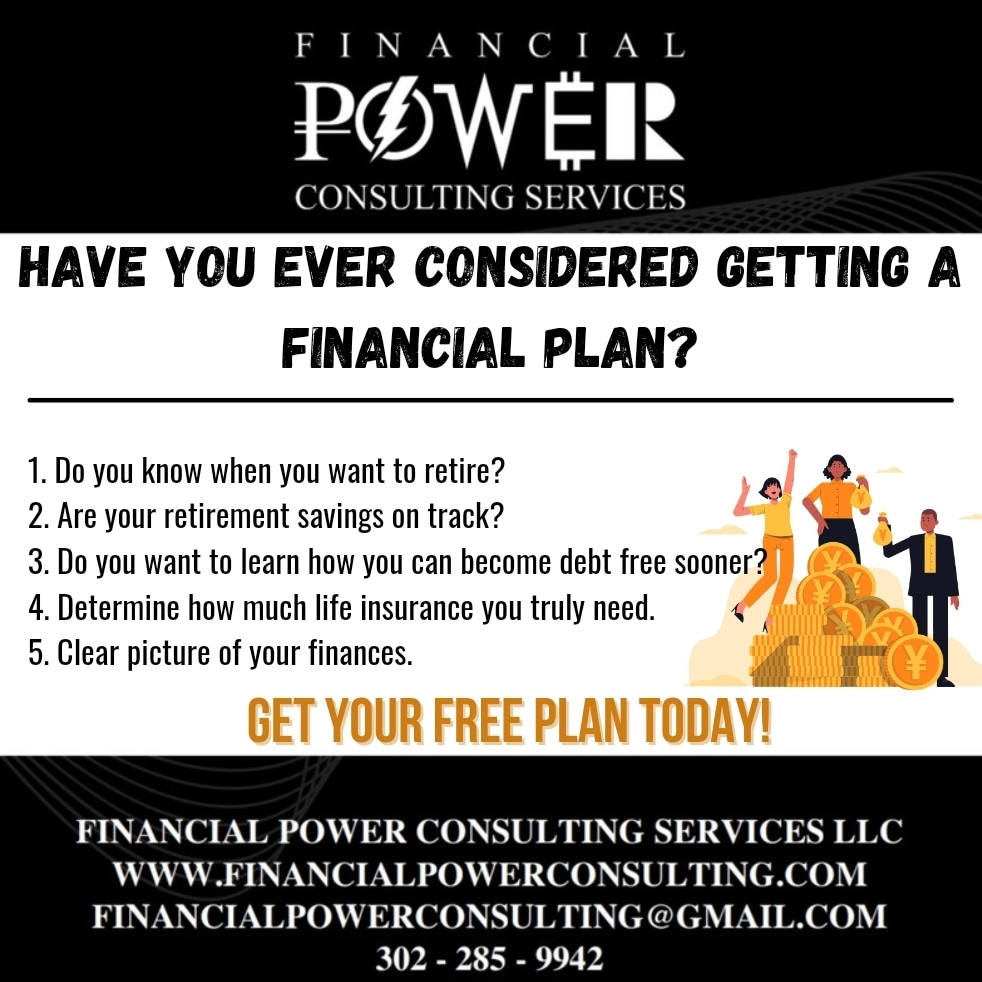 Financial Power Consulting Services LLC | 339 Tiger Lily Dr, Middletown, DE 19709, USA | Phone: (302) 285-9942