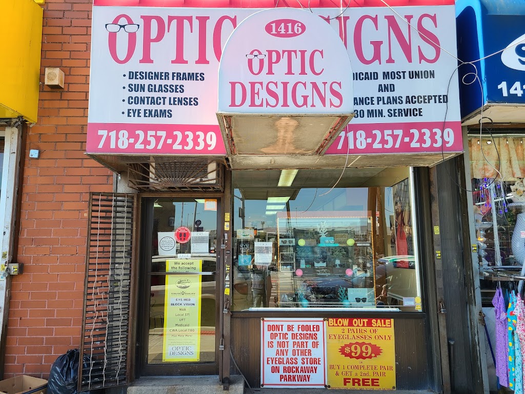 Optic Designs | 1416 Rockaway Pkwy, Brooklyn, NY 11236, USA | Phone: (718) 257-2339