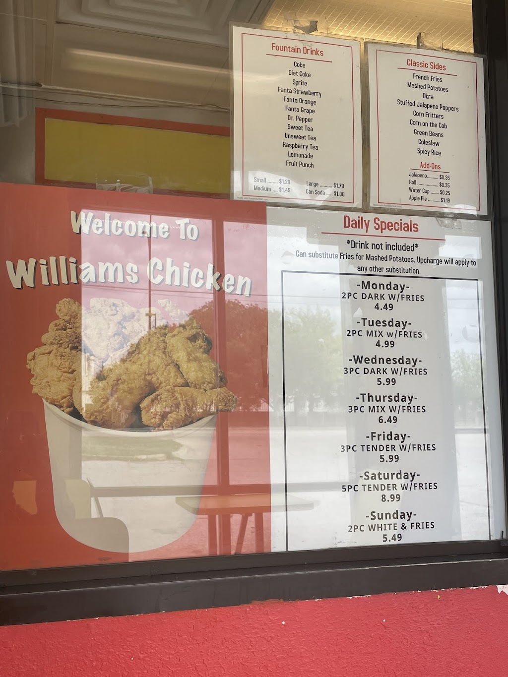 Williams Fried Chicken | 2534 E Abram St, Arlington, TX 76010, USA | Phone: (817) 861-5505