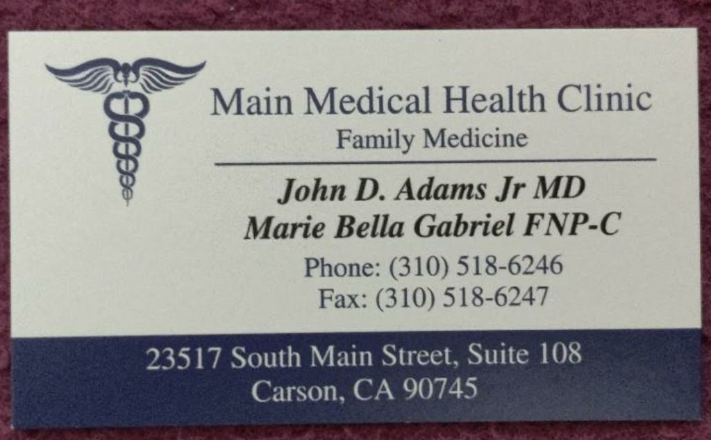 Canlas Maria C MD | 23517 S Main St #108, Carson, CA 90745, USA | Phone: (310) 518-6246