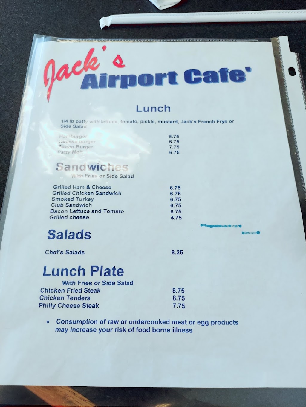 Jacks Airport Cafe | 950 Ferris Rd, Lancaster, TX 75146 | Phone: (972) 209-7716