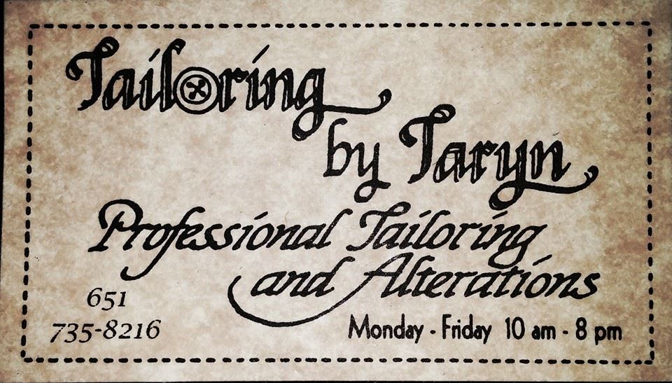 Tailoring By Taryn | 2264 Cameron Dr, Woodbury, MN 55125, USA | Phone: (651) 735-8216