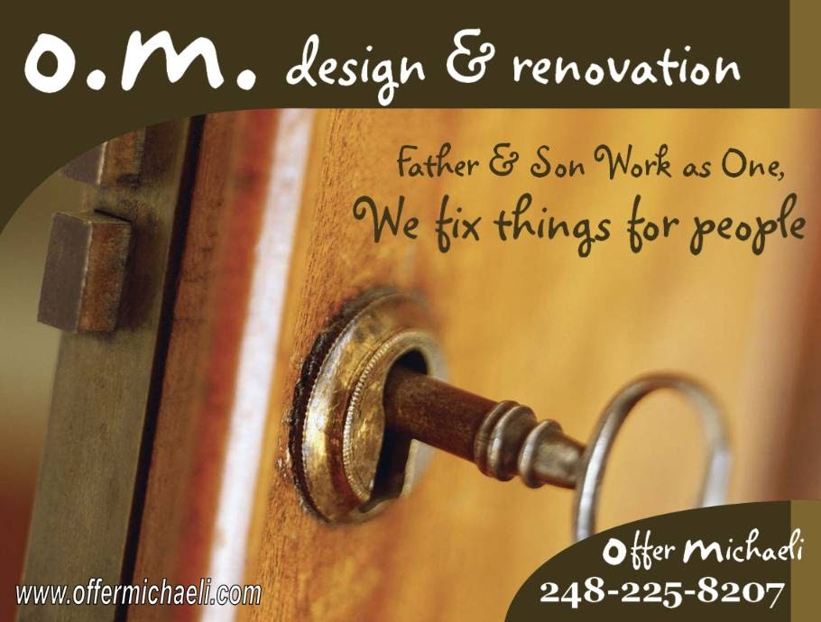 O.M. Design and Renovation LLC. | 26342 Dundalk St, Farmington Hills, MI 48334, USA | Phone: (248) 225-8207