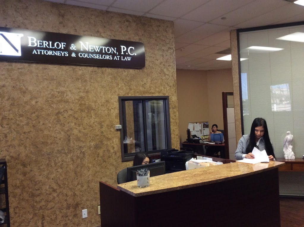 Berlof & Newton, Attorneys at Law, P.C. | 4144 N US 75-Central Expy 1000 #600, Dallas, TX 75204 | Phone: (214) 827-2800