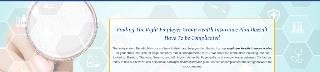 Independent Benefit Advisors | 1121 Pemberton Hill Rd, Apex, NC 27502, USA | Phone: (919) 303-9690