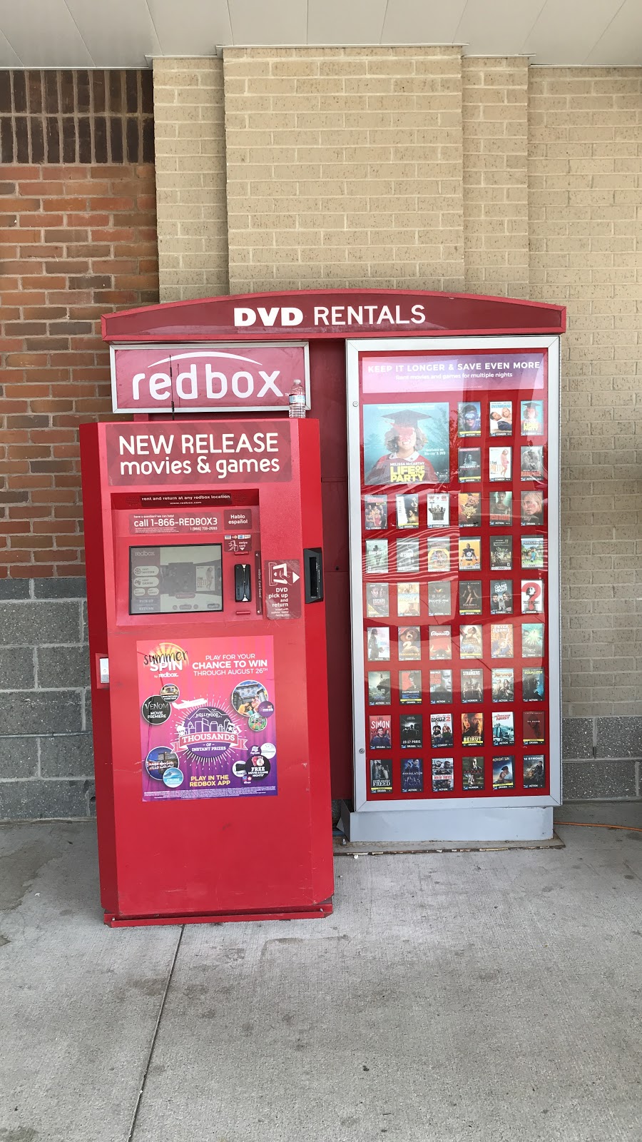 Redbox | 230 S Main St, Middleton, MA 01949, USA | Phone: (866) 733-2693