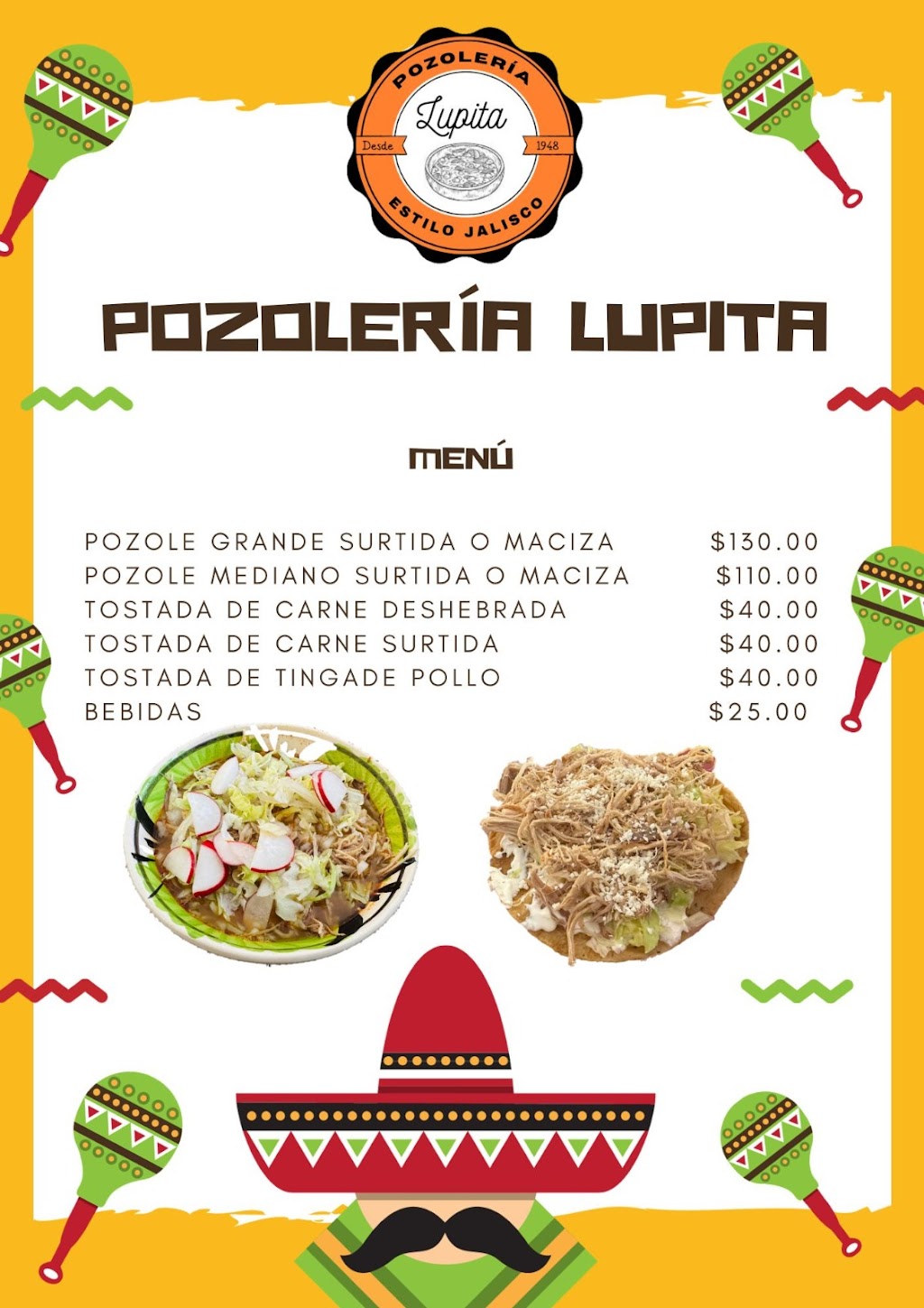 POZOLERÍA LUPITA SUCURSAL ENSENADA | Calle del Sauce esq con Av. Fresno Fraccionamiento, los Encinos, 22819 Ensenada, B.C., Mexico | Phone: 55 3736 9833