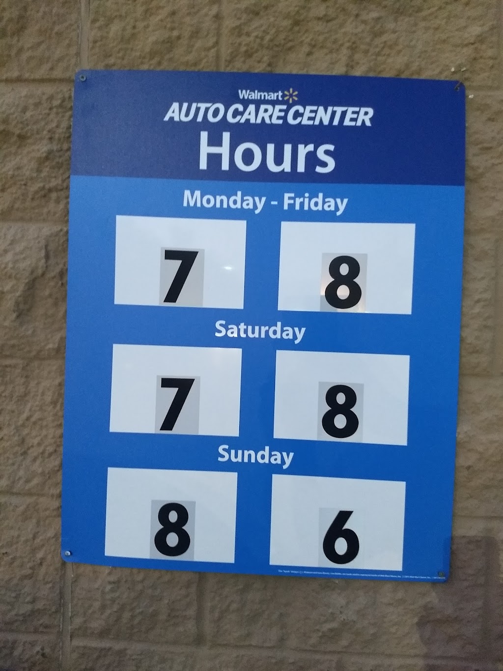 Walmart Auto Care Centers | 2120 US-92, Auburndale, FL 33823, USA | Phone: (863) 551-3473