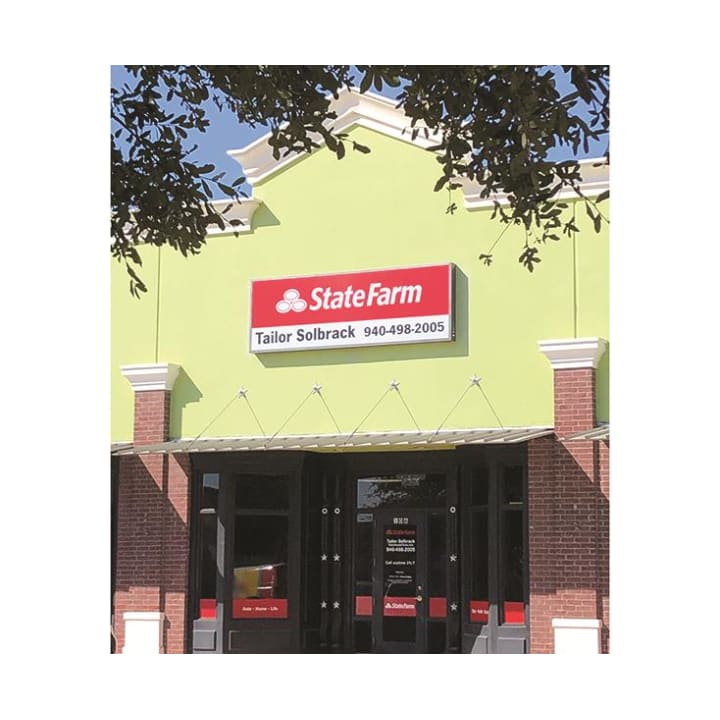 Tailor Solbrack - State Farm Insurance Agent | 1400 N Corinth St #106, Corinth, TX 76208, USA | Phone: (940) 498-2005