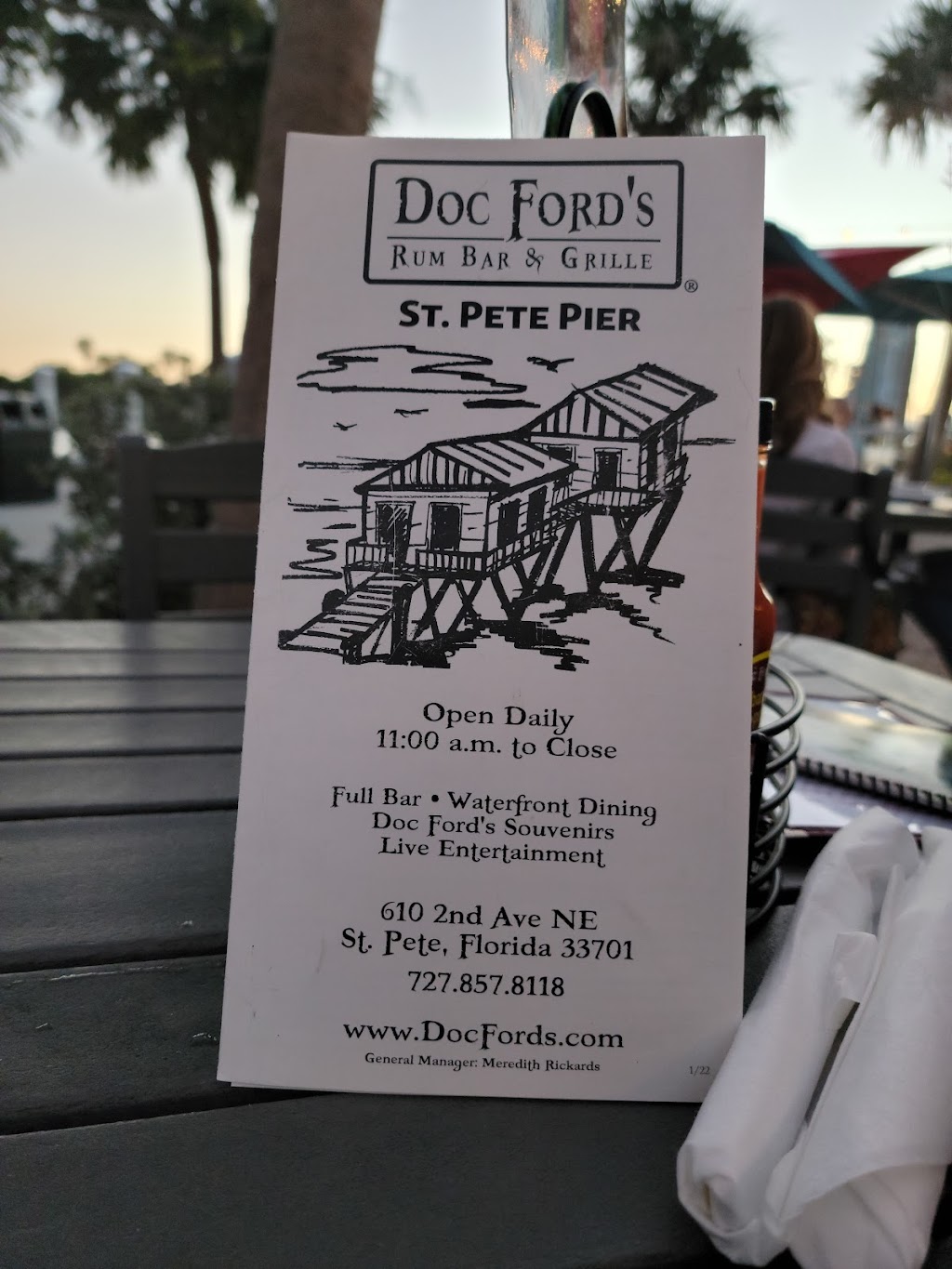 Doc Fords Rum Bar and Grille St Pete Pier | 610 2nd Ave NE, St. Petersburg, FL 33701, USA | Phone: (727) 857-8118