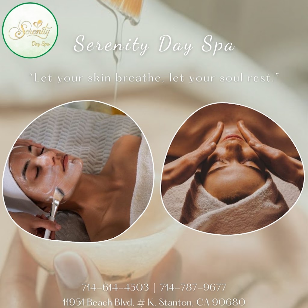 Serenity Day Spa in Stanton | 11951 Beach Blvd K, Stanton, CA 90680, USA | Phone: (714) 614-4503