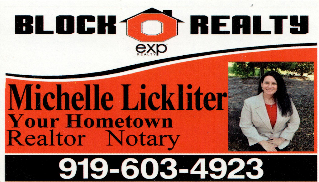 Michelle Lickliter, Block O Realty, eXp | 236 Oakcrest Dr, Wake Forest, NC 27587, USA | Phone: (919) 603-4923