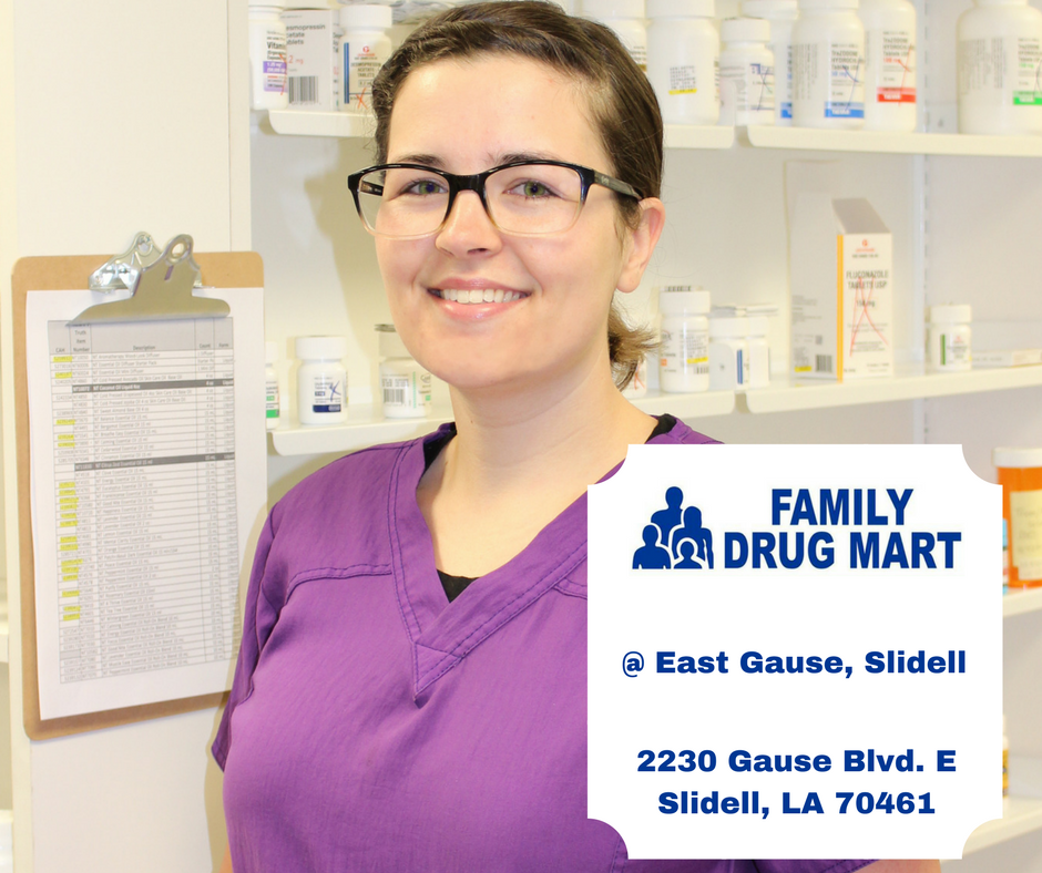 Family Drug Mart - Slidell, LA (East Gause) | 2230 Gause Blvd, Slidell, LA 70461, USA | Phone: (985) 781-7541