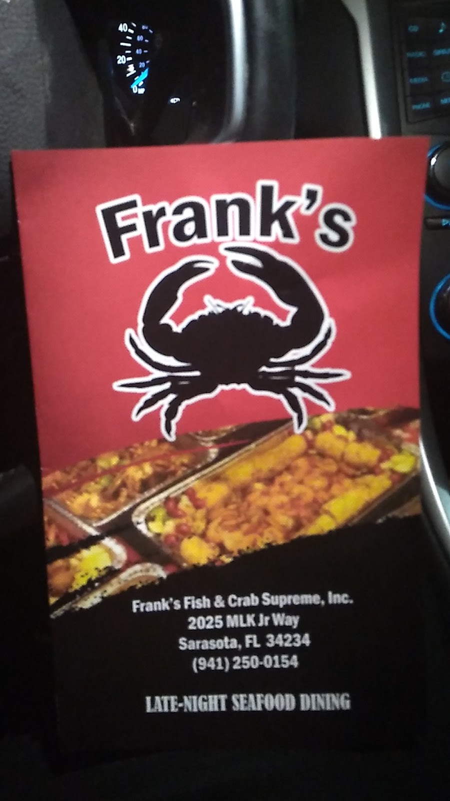 Franks Fish & Crab Supreme, Inc | 2025 Dr Martin Luther King Way, Sarasota, FL 34234, USA | Phone: (941) 250-0154