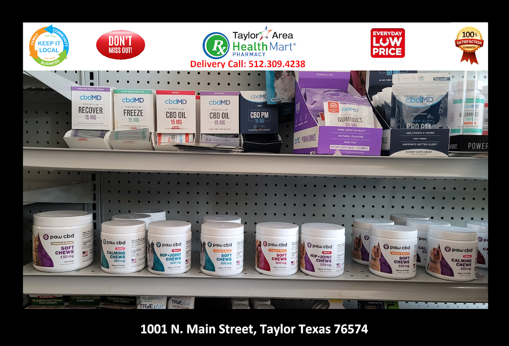 Taylor Area Pharmacy | 1001 N Main St, Taylor, TX 76574, USA | Phone: (512) 309-4238 Taylor Area Pharmacy | 1001 N Main St, Taylor, TX 76574, USA | Phone: (512) 309-4238