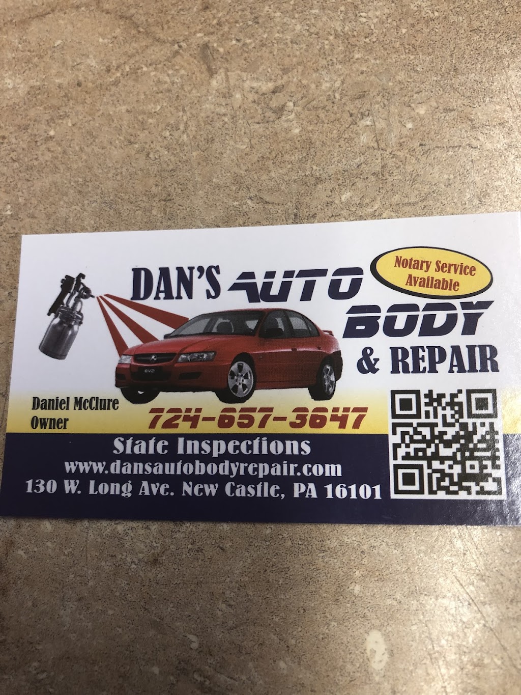 Dans Auto Body & Repair | 130 W Long Ave, New Castle, PA 16101, USA | Phone: (724) 657-3647