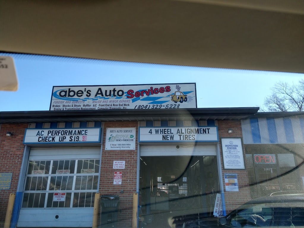 Abes Auto Services | 2901 Chamberlayne Ave, Richmond, VA 23222, USA | Phone: (804) 329-5228