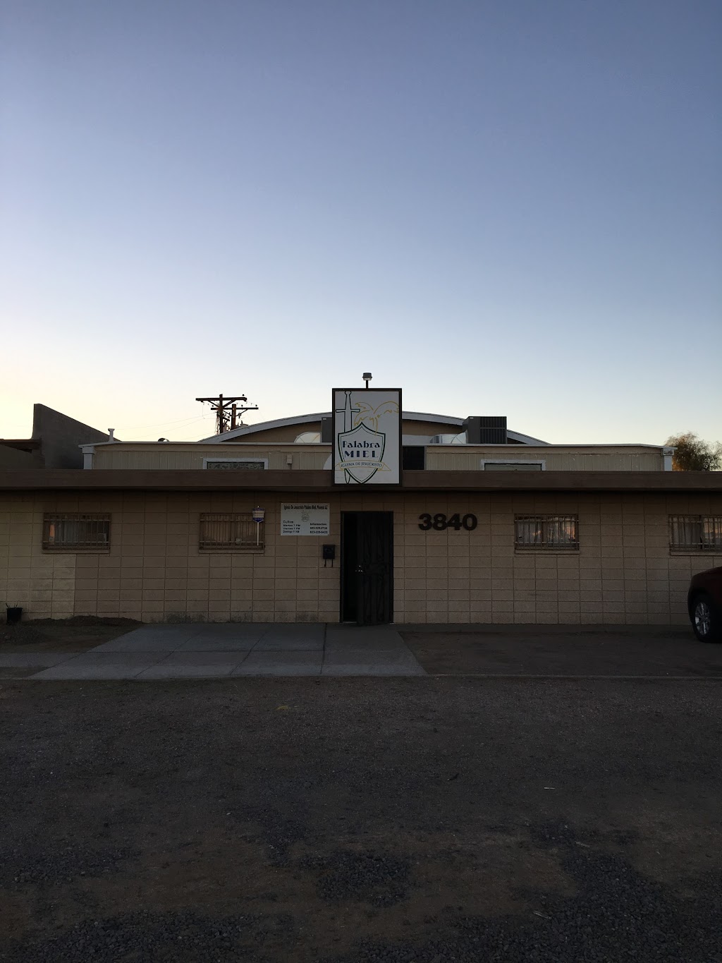 Iglesia Palabra Miel, Phoenix AZ. | 3840 N 40th Ave, Phoenix, AZ 85019, USA | Phone: (602) 329-2736