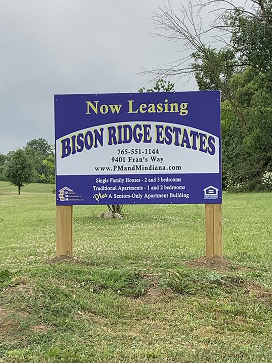 Bison Ridge Estates | 9401 Frans Wy, Elwood, IN 46036, USA | Phone: (765) 358-7056