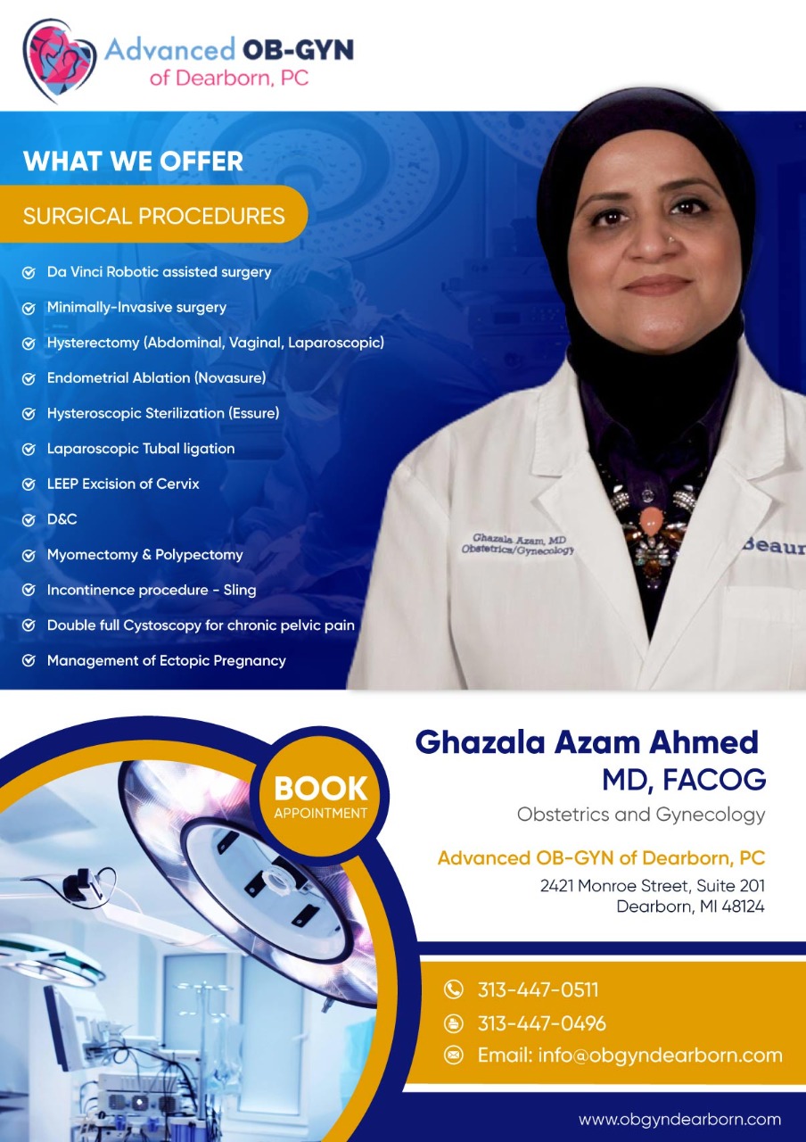 Advanced OB-GYN | 2421 Monroe St #201, Dearborn, MI 48124, USA | Phone: (313) 447-0511