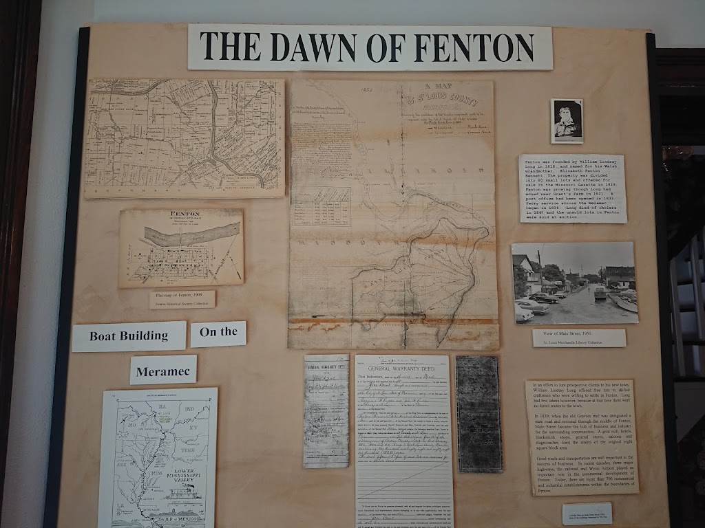 Fenton History Museum | 1 Church St, Fenton, MO 63026, USA | Phone: (636) 326-0808