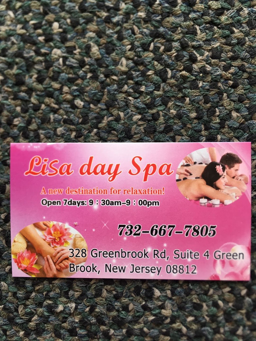Lisa Day Spa | 328 Greenbrook Rd Suite 4, Green Brook Township, NJ 08812, USA | Phone: (732) 667-7805