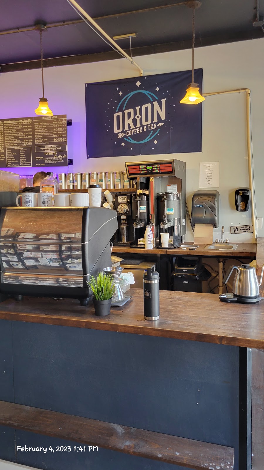 Orion Coffee And Tea | 85 N Main St, Cedarville, OH 45314, USA | Phone: (937) 697-5112