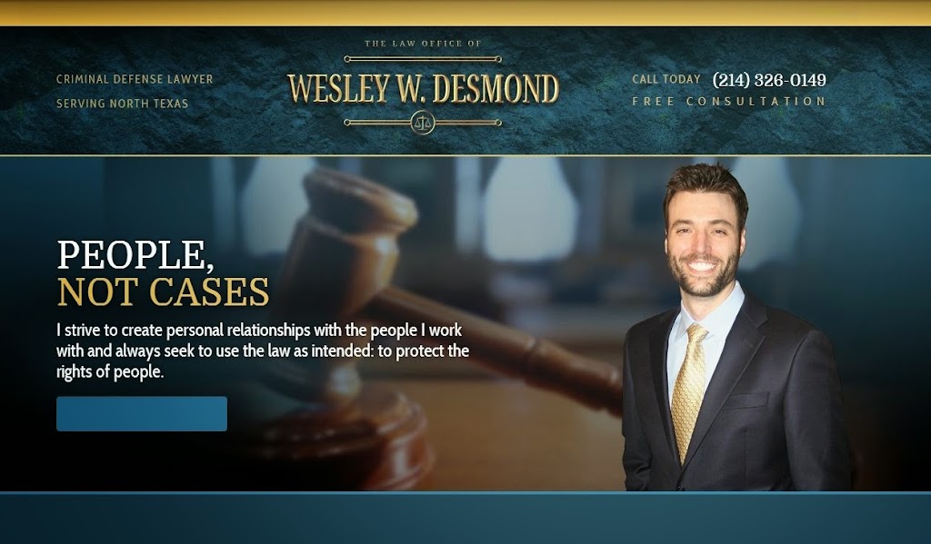 The Law Office of Wesley W. Desmond | 2770 Main St Suite 216, Frisco, TX 75033 | Phone: (214) 307-6008