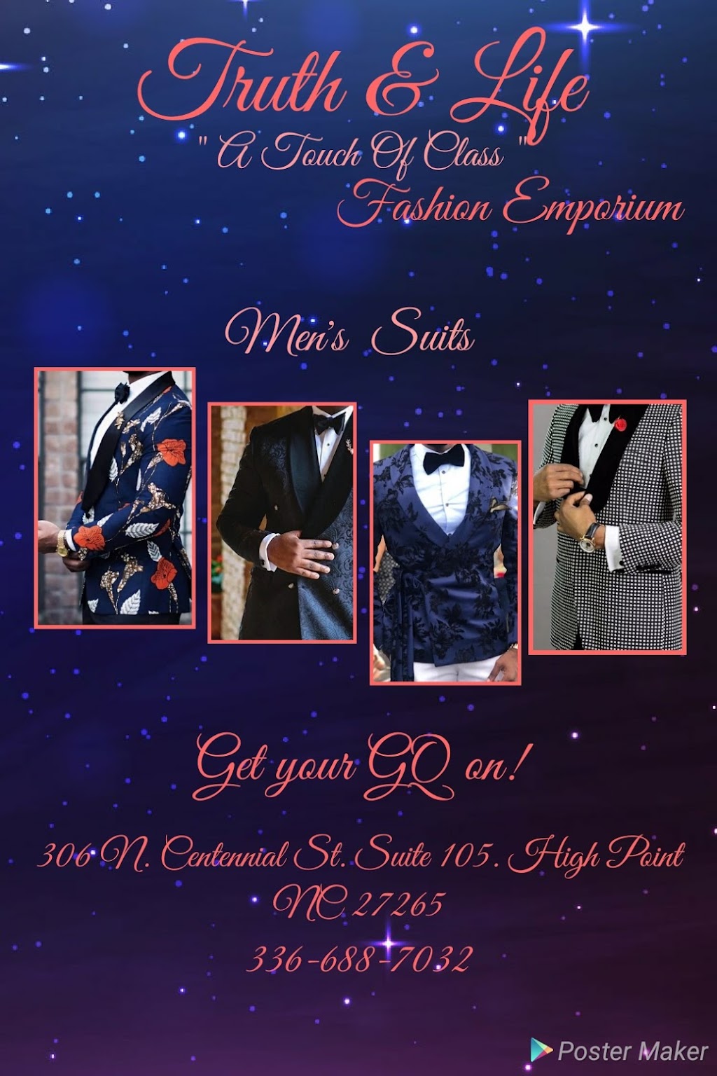 Truth & Life Fashion Emporium | 306 N Centennial St #105, High Point, NC 27265, USA | Phone: (336) 991-5102