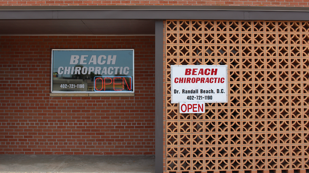 Beach Chiropractic Arts Center | 1835 E Military Ave #107, Fremont, NE 68025, USA | Phone: (402) 721-1190