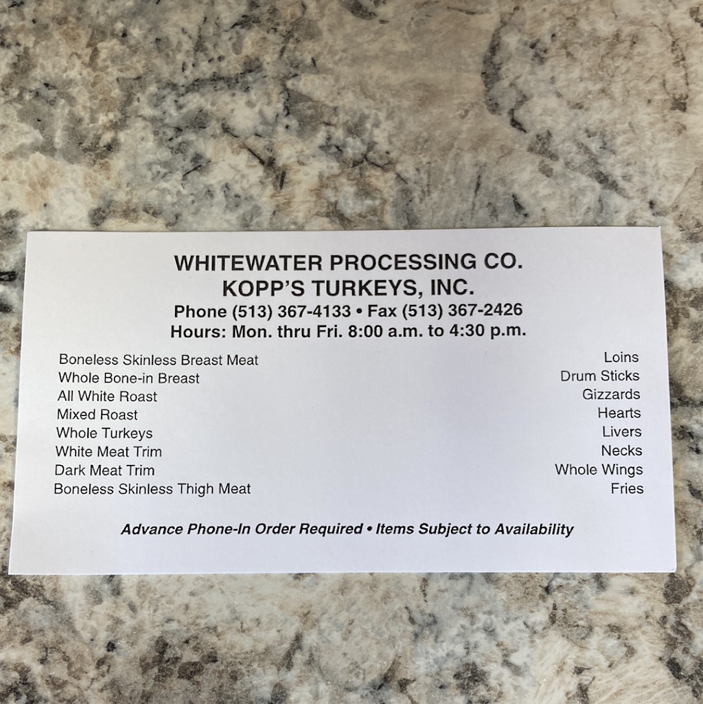 Kopp Turkey Inc | 10964 Campbell Rd, Harrison, OH 45030, USA | Phone: (513) 367-4133