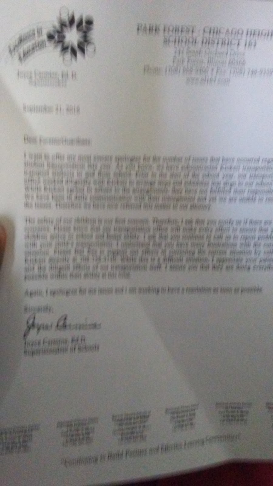 Algonquin Elementary School | 170 Algonquin St, Park Forest, IL 60466, USA | Phone: (708) 668-9200