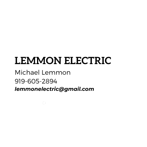 Lemmon Electric | 2703 Ode Turner Rd, Hillsborough, NC 27278, USA | Phone: (919) 605-2894
