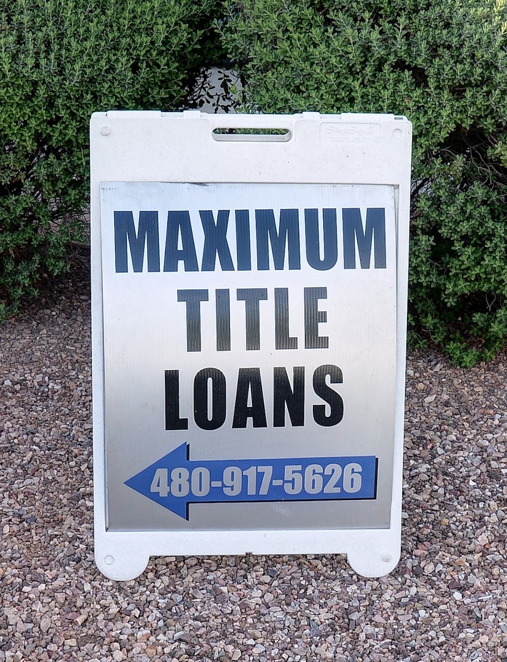 Maximum Title Loans | 4050 W Ray Rd, Chandler, AZ 85226, USA | Phone: (480) 917-5626