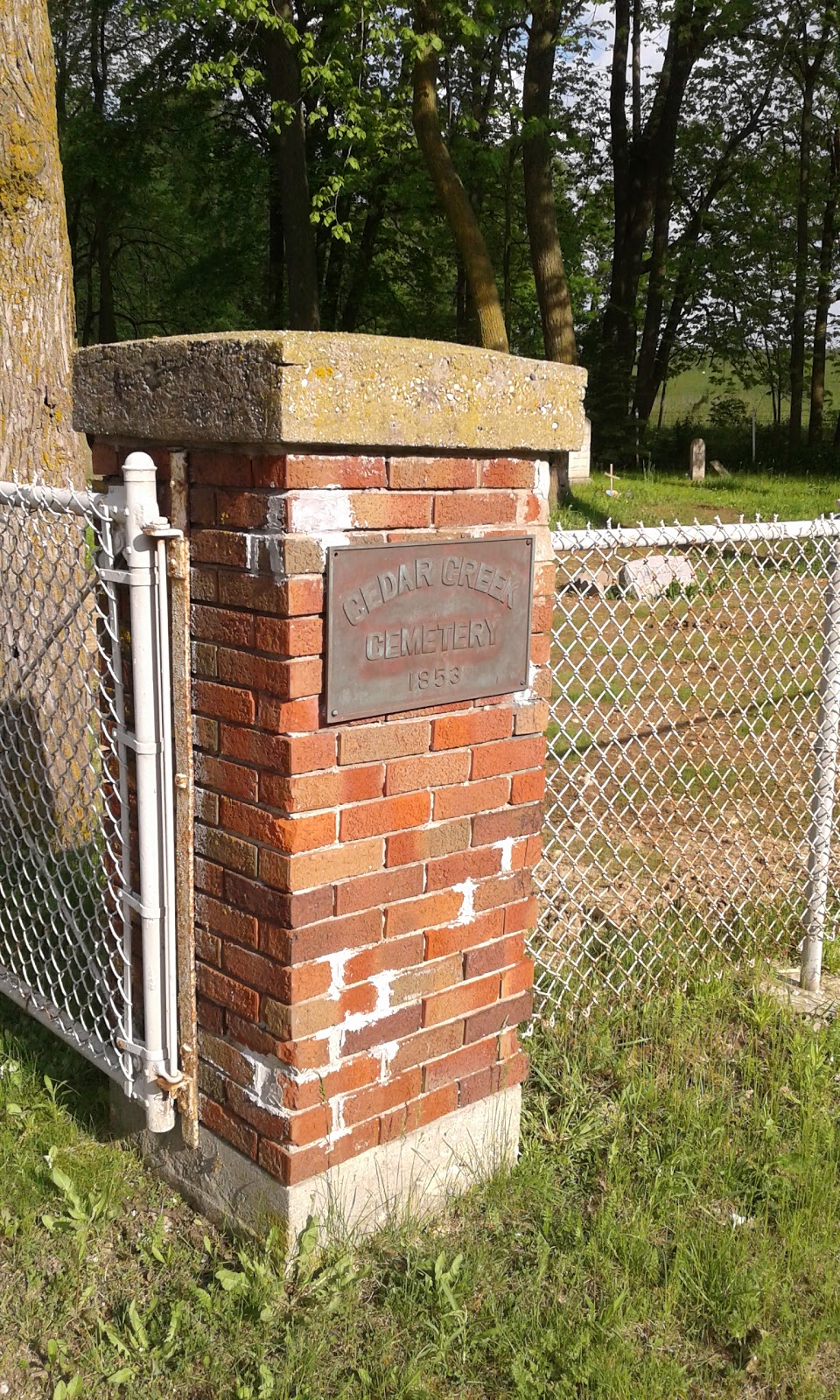 Cedar Creek Cemetery | 4133-4289 Co Hwy Z, West Bend, WI 53095, USA | Phone: (262) 626-1098