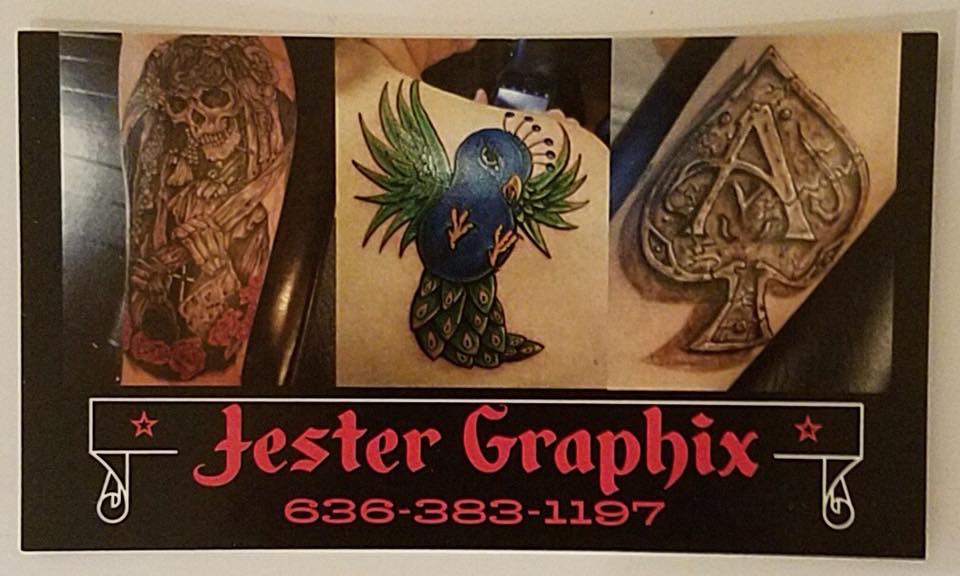 Jester Graphix Tattoo | 429 Main St, Winfield, MO 63389, USA | Phone: (636) 383-1197