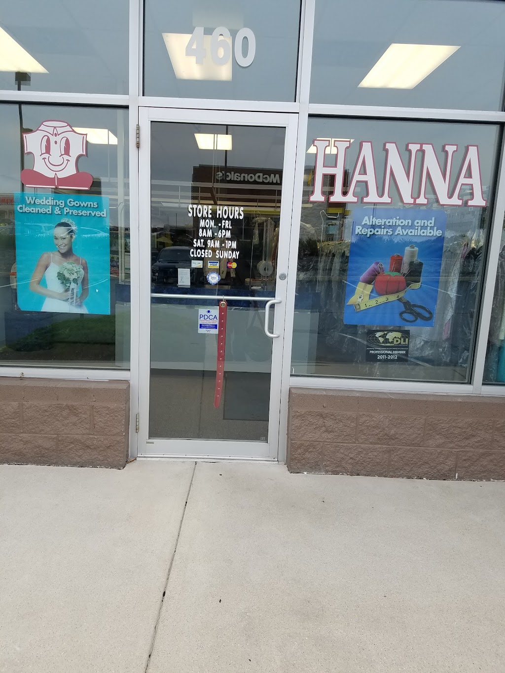 Hanna Cleaners | 460 Shrewsbury Commons Ave, Shrewsbury, PA 17361, USA | Phone: (717) 235-2619