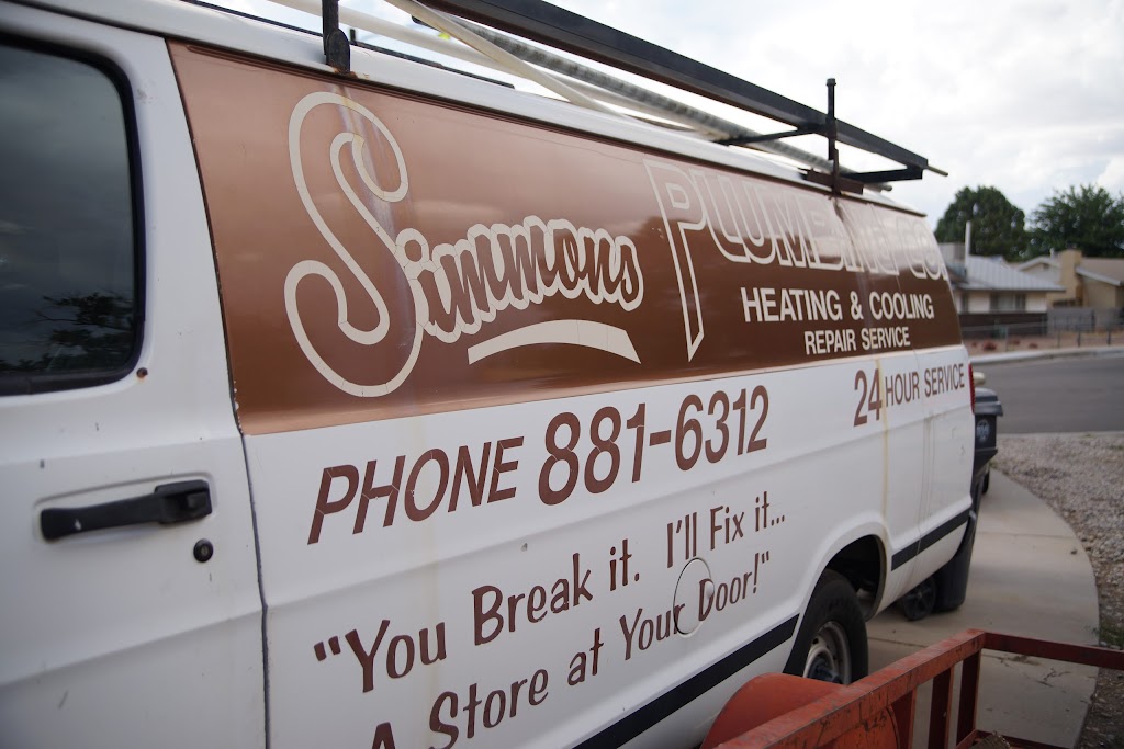 Simmons Plumbing Company | 6312 Jo Ann Pl NE, Albuquerque, NM 87109, USA | Phone: (505) 881-6312