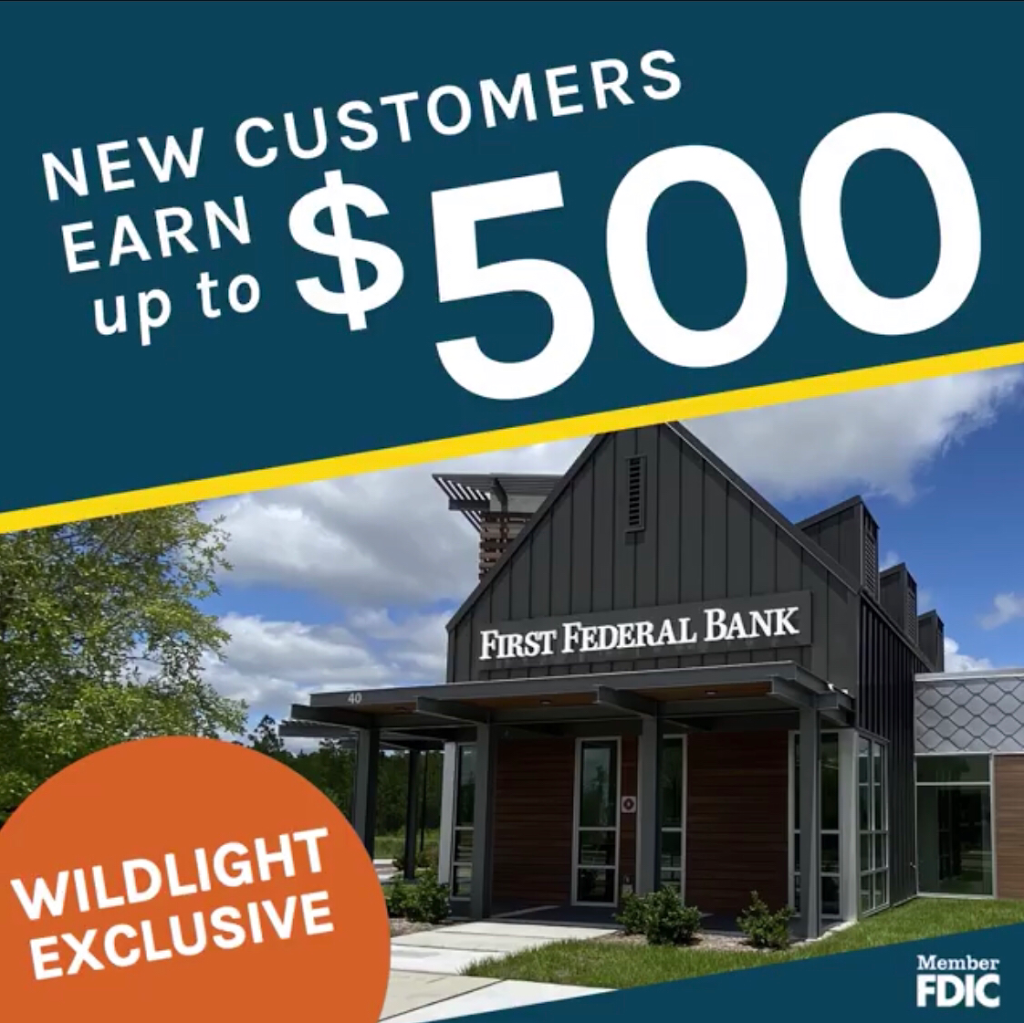 First Federal Bank | 40 Floco Ave, Yulee, FL 32097, USA | Phone: (904) 321-2337