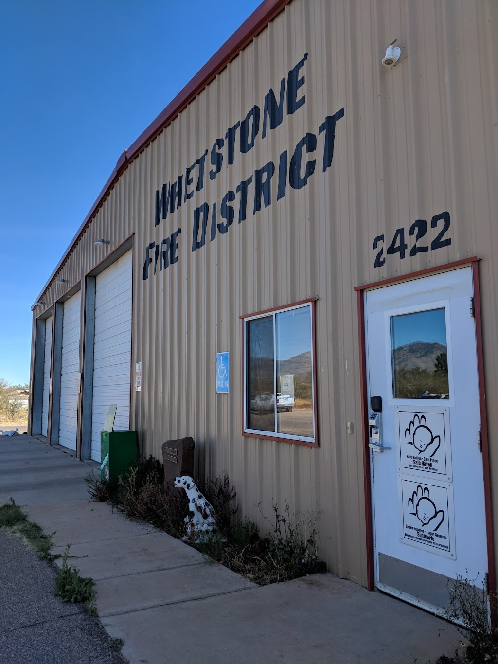Whetstone Fire District Station 321 | 2422 N Firehouse Ln, Huachuca City, AZ 85616, USA | Phone: (520) 456-1717
