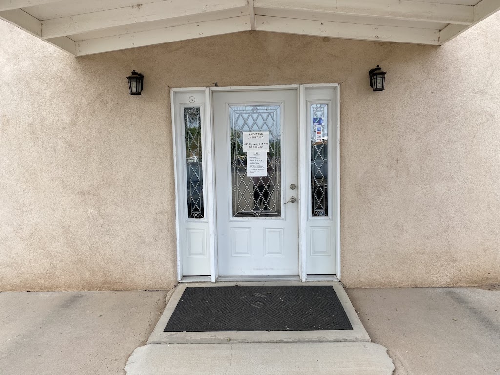 Payne and Jimenez, P.C. | 643 Hwy 314 SW NW, Los Lunas, NM 87031, USA | Phone: (505) 508-3221