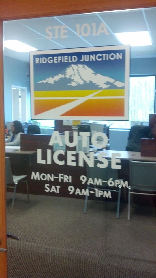 Ridgefield Junction Auto License | 7509 S 5th St Suite 101A, Ridgefield, WA 98642, USA | Phone: (360) 887-2345